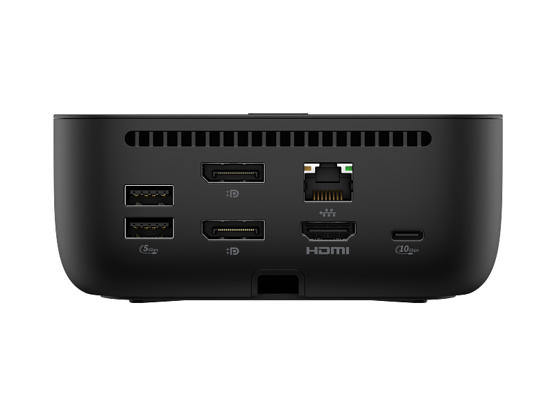 HP USB-C Dock G6 100W, Porturi: 2x USB Type-C (data & 15W USB Power Delivery)/ 1x USB Type-A 10Gbs/ 2x USB Type-A 5Gbs/ 2x DisplayPort 1.4/ 1x RJ-45/ 1x HDMI 2.1, Dimensiuni: 12.1 x 12.1 x 5.1 cm, Greutate: 0.68Kg, 3yw [2]