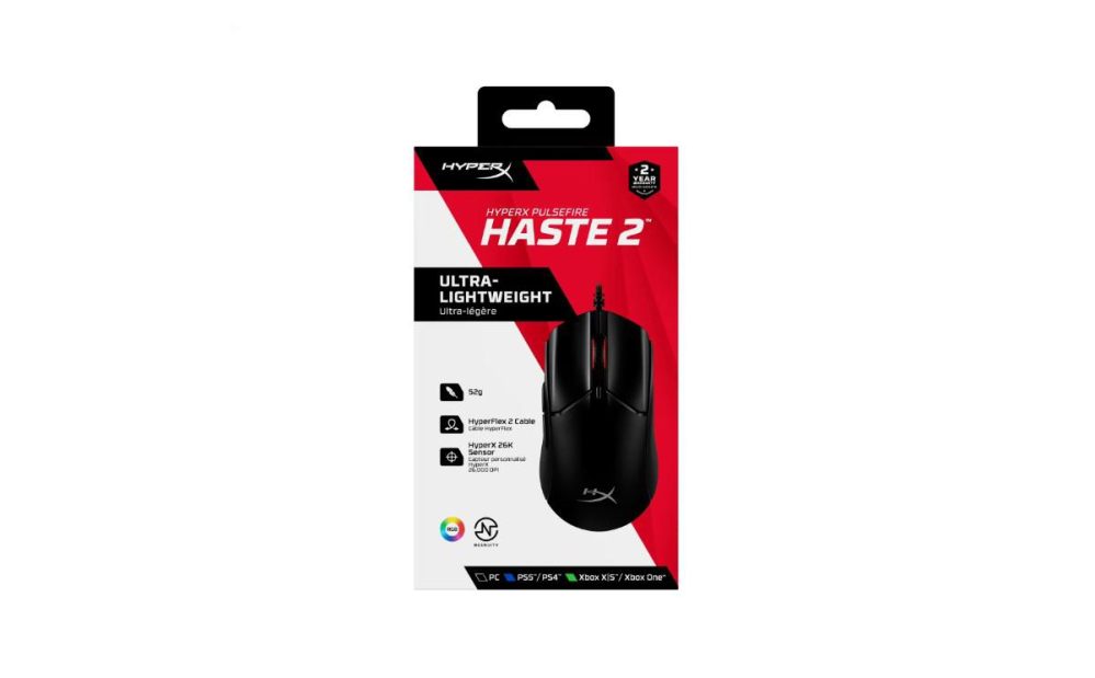 HyperX Pulsefire Haste 2 Wired Black Gaming mouse [3]