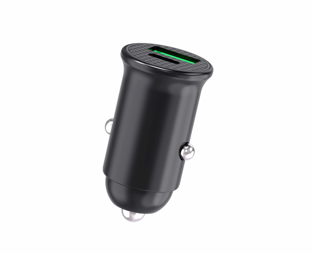 INCARCATOR AUTO SERIOUX 60W 12V, Alimentator/încărcător auto cu USB, Ieșire USB-C & USB-A [4]