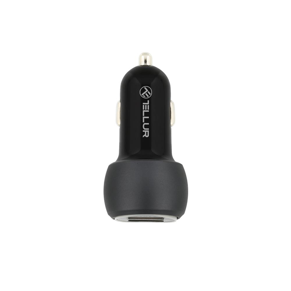 Incarcator auto Tellur FCC8, 6A, 36W (QC 3.0 + QC 3.0), negru [4]