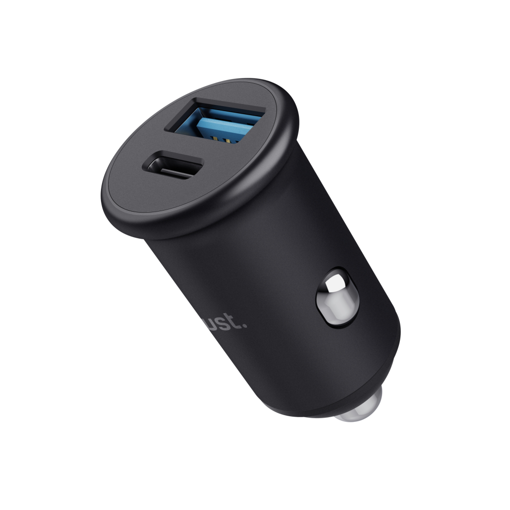 Incarcator auto Trust Maxo Fast, 2 porturi USB, putere maxima 38W, negru [3]