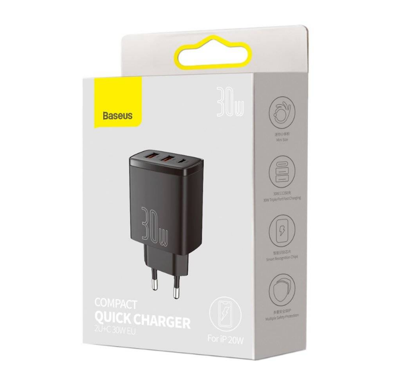 Incarcator Retea Baseus USB TypeCx2USB B [4]