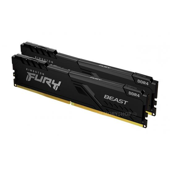 Kingston Technology FURY Beast 32GB 3200MT/s DDR4 CL16 DIMM (Kit of 2) 1Gx8 RGB [3]