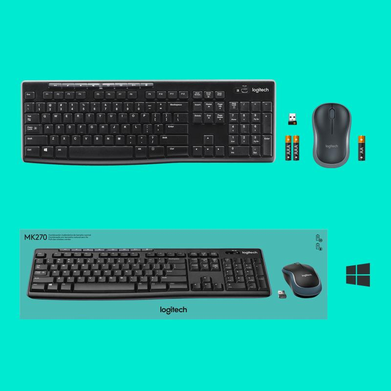 Kit Logitech Wireless Mk270, Usb, Black, 920-004508 [11]