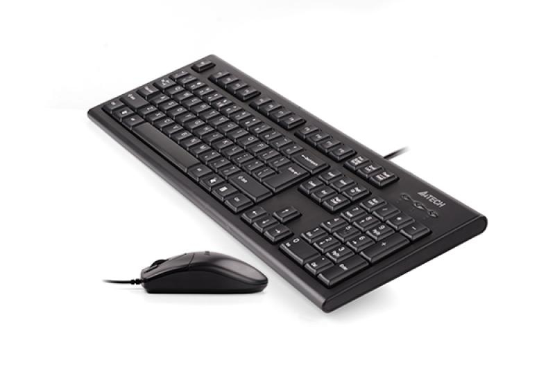 Kit tastatura + mouse A4tech KR-8520D, cu fir, negru [6]
