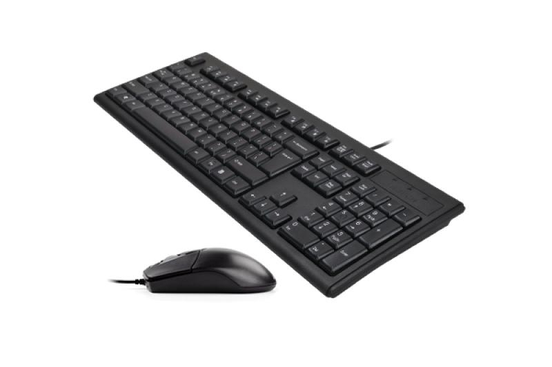Kit tastatura + mouse A4tech KRS-8372, cu fir, negru [6]