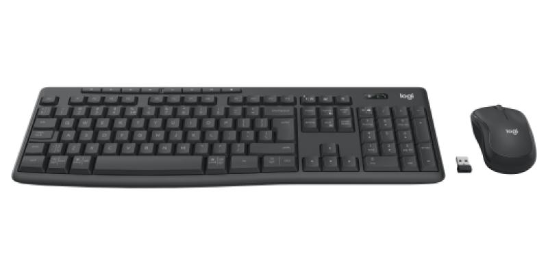 Kit Tastatura + Mouse MK370 Wireless, tastatura fara fir, 112 taste, rezistenta la stropire, mouse optic wireless, rezolutie 1000 DPI, negru [8]