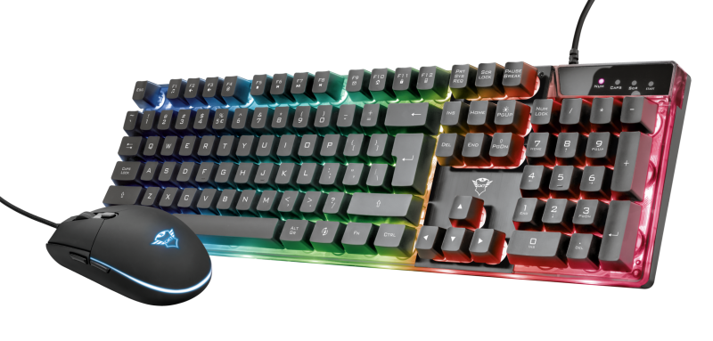 Kit Tastatura + Mouse Trust GXT 838 Azor Gaming Combo, negru [9]