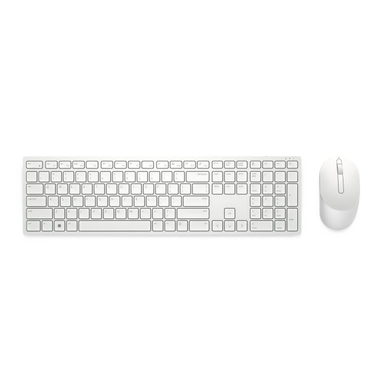 Kit tastatura si mouse Dell KM5221W, wireless, alb [2]