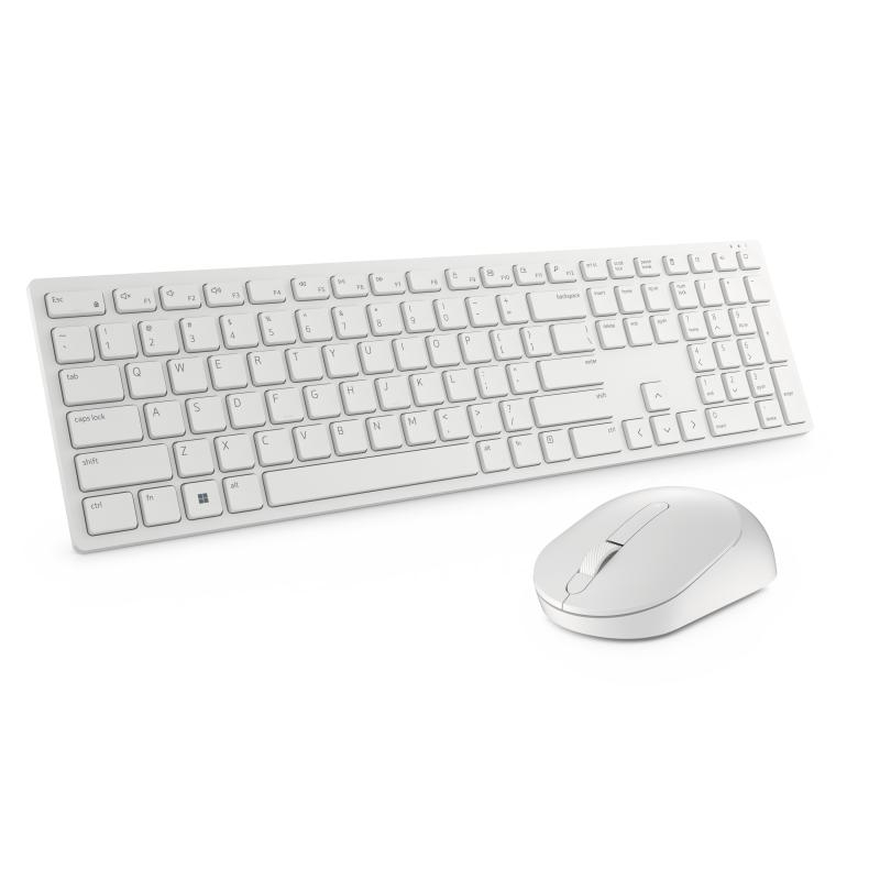 Kit tastatura si mouse Dell KM5221W, wireless, alb [4]