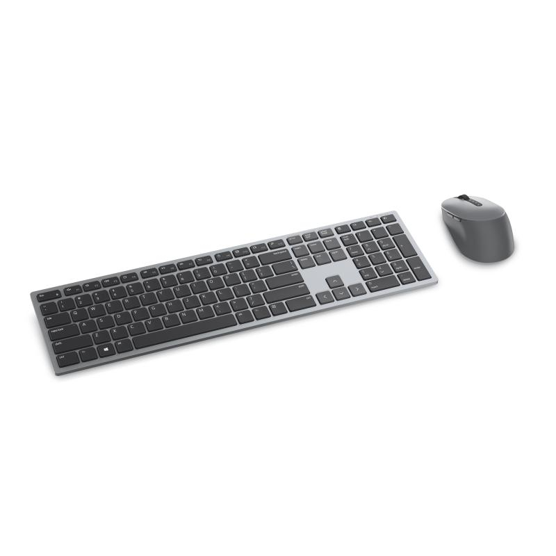 Kit tastatura si mouse Dell Premier Multi-Device KM7321W, wireless, negru [10]