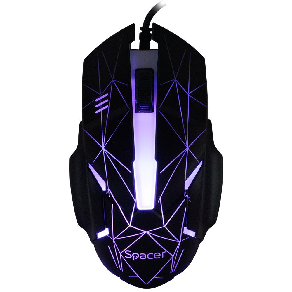 Kit Wired tastatura si mouse SPACER SP-GK-01, taste numerice, Negru [5]