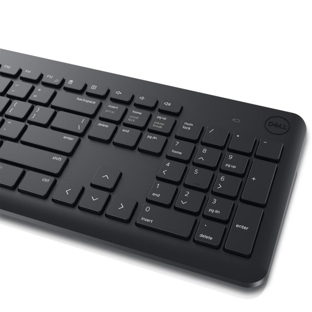 Kit Wireless tastatura si mouse Dell KM3322W, taste numerice, Negru [6]