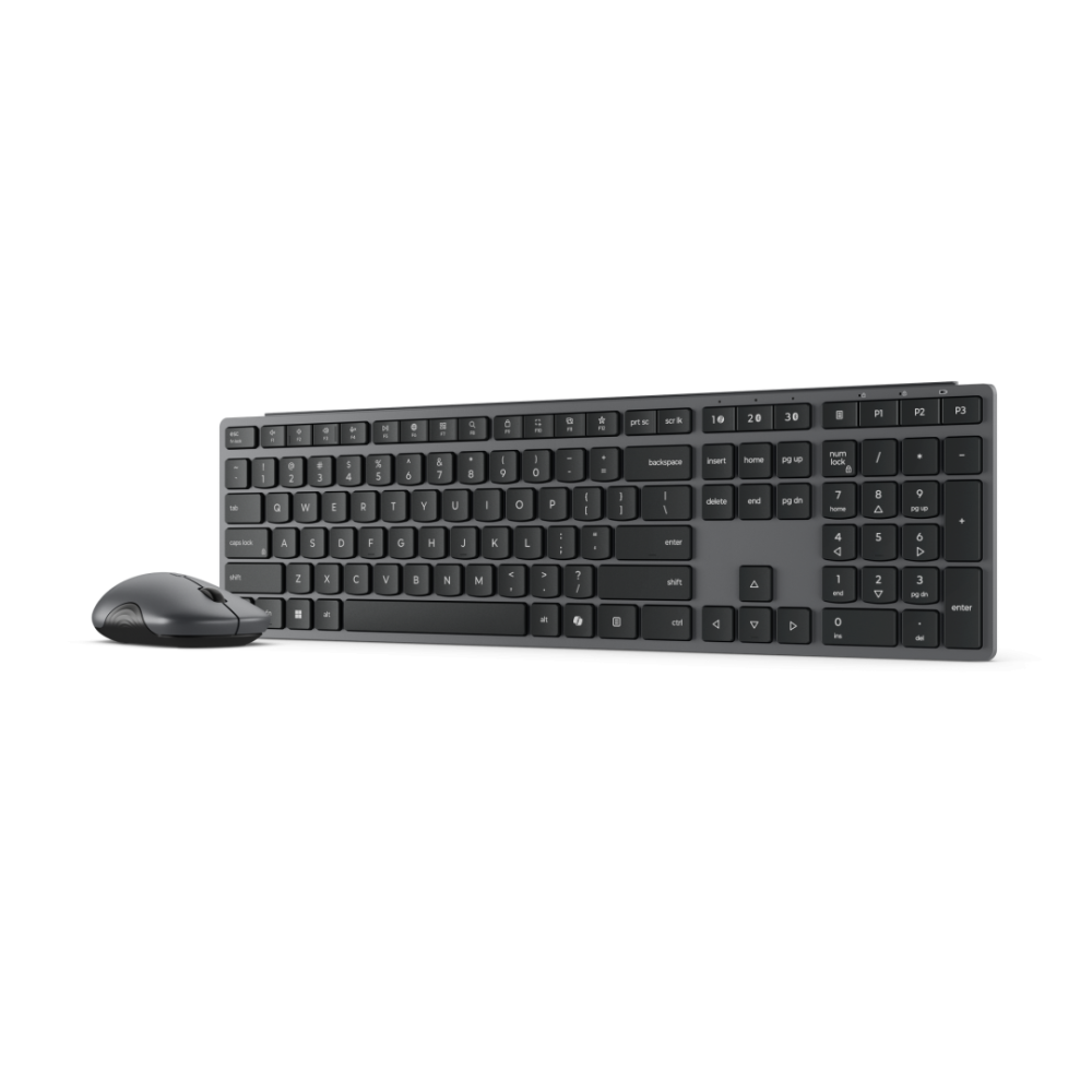 Kit wireless tastatura si mouse Lenovo 700 Modern, taste numerice, gri inchis [2]