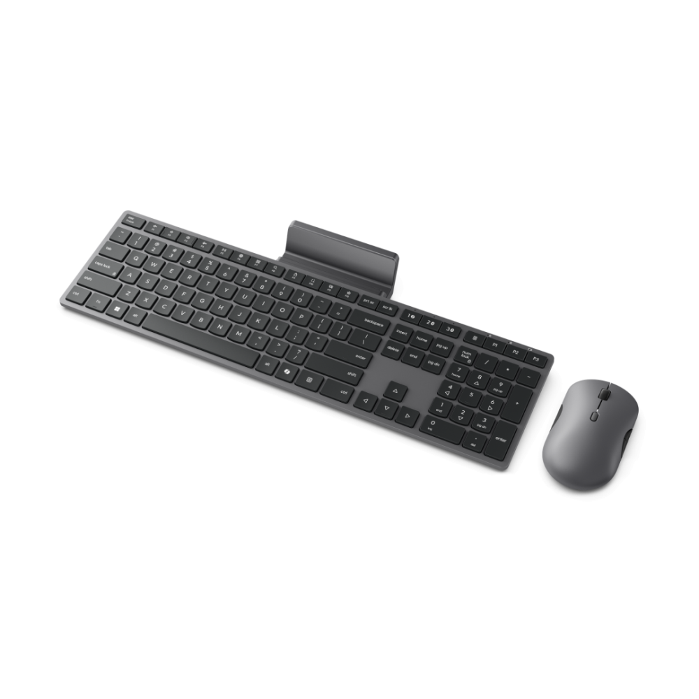 Kit wireless tastatura si mouse Lenovo 700 Modern, taste numerice, gri inchis [4]