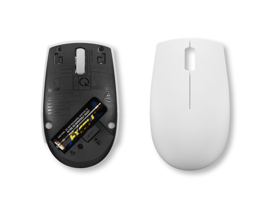 Lenovo GY51L15677 mouse Office Ambidextrous RF Wireless Optical 1000 DPI [6]