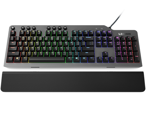 Lenovo Legion K500 keyboard Gaming USB QWERTY US English Black, Grey [2]