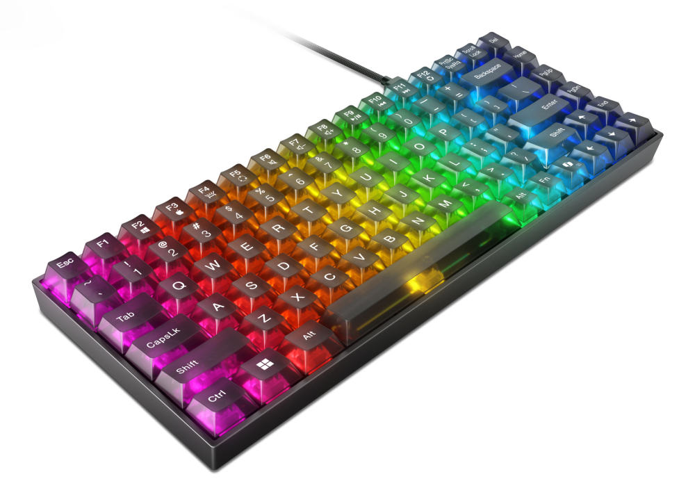 Lenovo Legion K510 Mini Pro keyboard Gaming USB US English Black, Transparent [8]