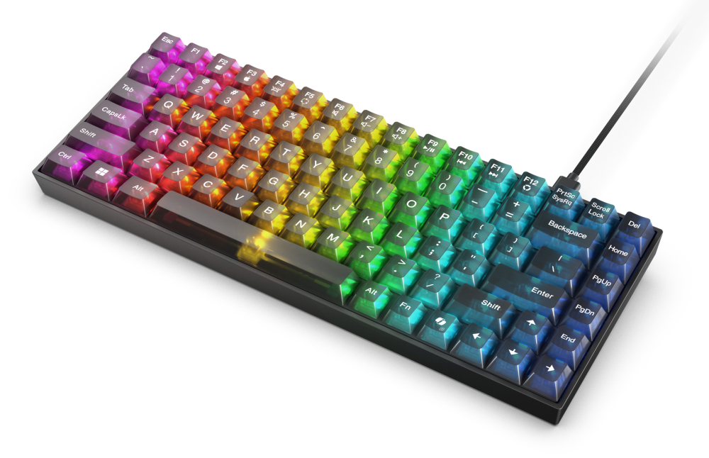 Lenovo Legion K510 Mini Pro keyboard Gaming USB US English Black, Transparent [7]