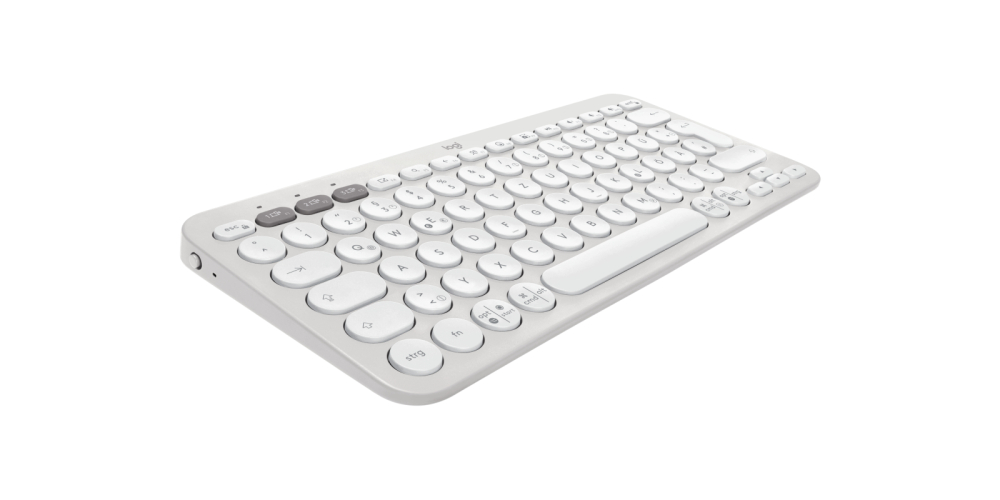 Logitech 920-012204 keyboard Mouse included Universal RF Wireless + Bluetooth QWERTZ German White [7]