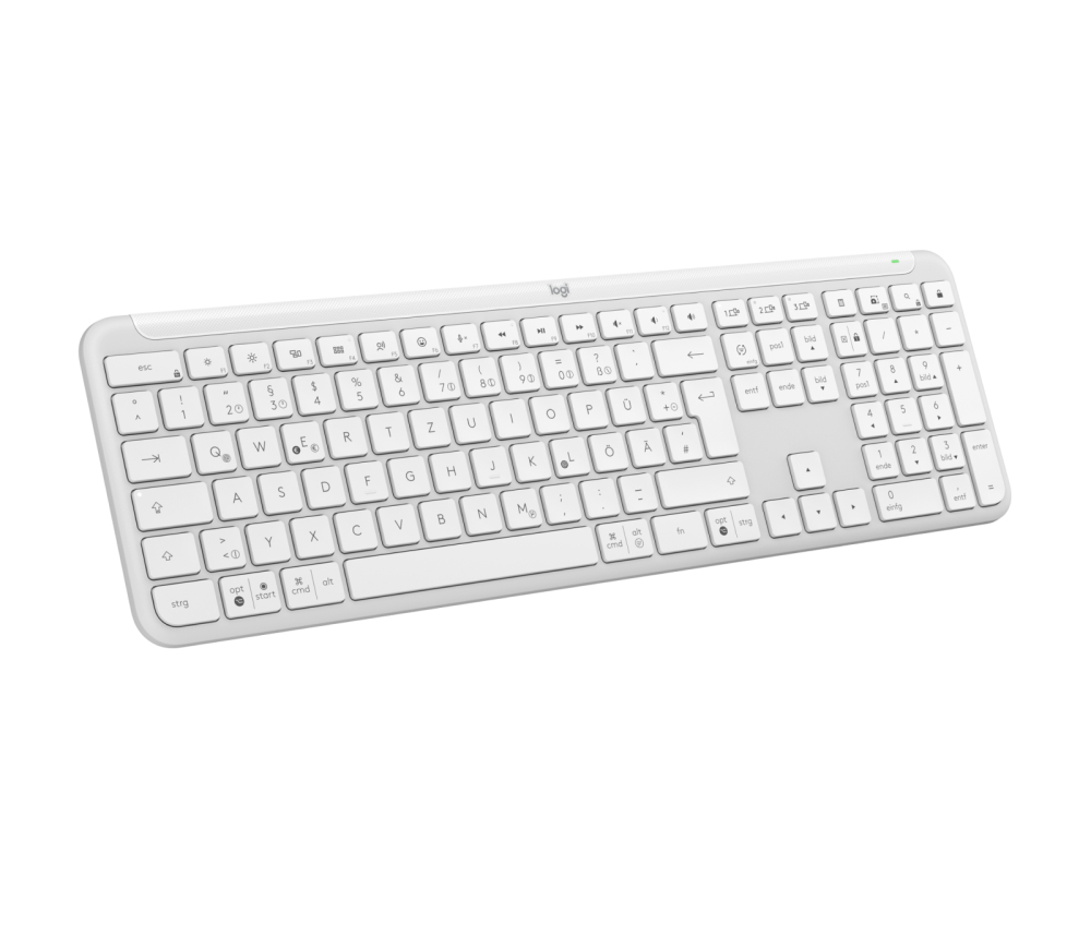 Logitech 920-012452 keyboard Office RF Wireless + Bluetooth QWERTZ German White [3]