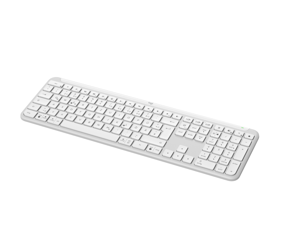 Logitech 920-012452 keyboard Office RF Wireless + Bluetooth QWERTZ German White [5]