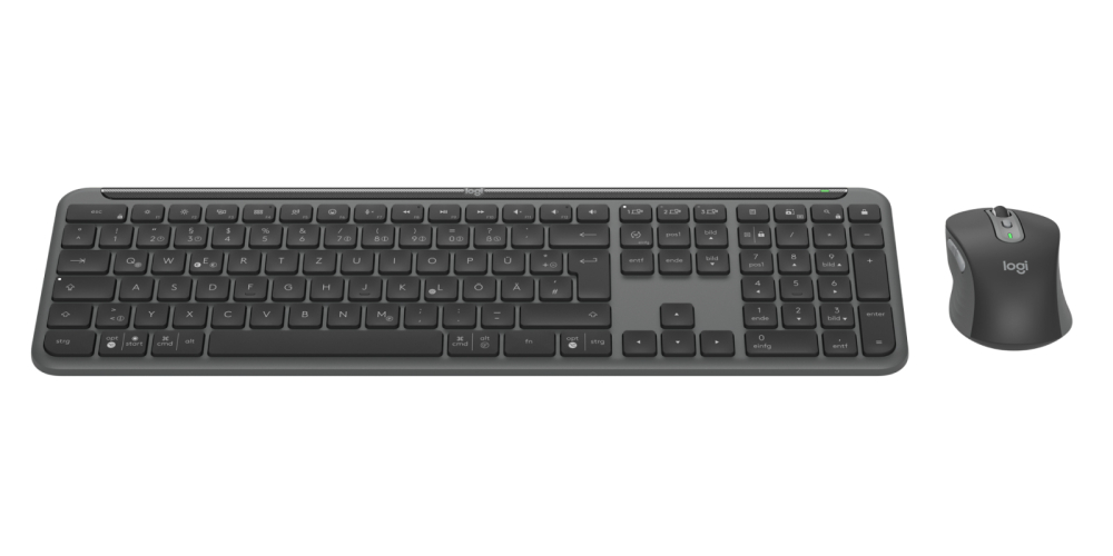 Logitech 920-012504 keyboard Mouse included Office RF Wireless + Bluetooth QWERTZ German Graphite [7]