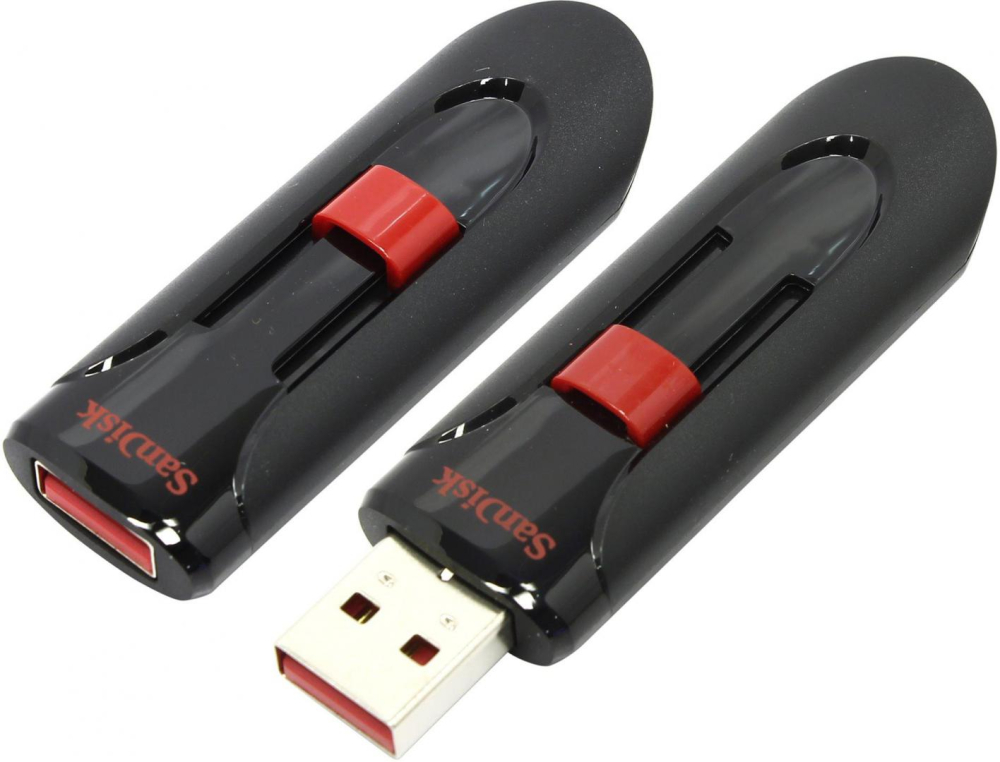 Memorie USB SanDisk Cruzer Glide 64 GB, USB 2.0, Negru [3]