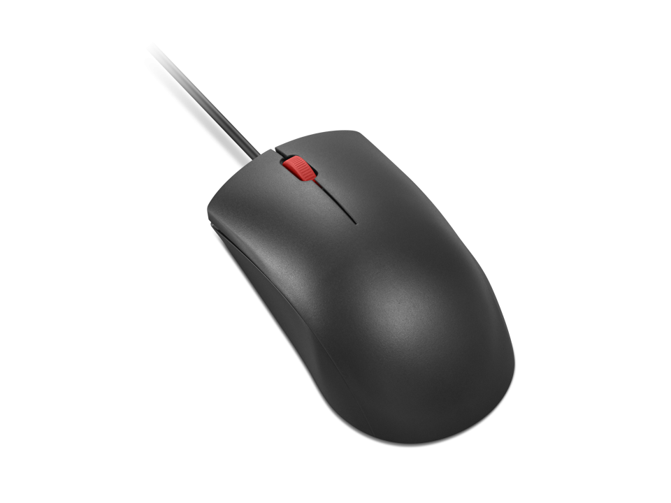 Mouse cu fir Lenovo 120, 1600DPI, conectivitate: USB-A, senzor optic, numar de butoane: 3, greutate: 90g, lungimea cablului: 1.5m, compatibil cu Windows 10 Home Single Language 64, Windows 11, culoare: negru [4]
