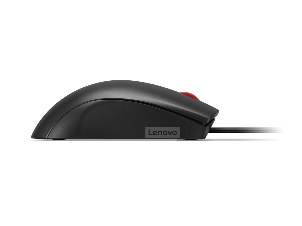 Mouse cu fir Lenovo 120, 1600DPI, conectivitate: USB-A, senzor optic, numar de butoane: 3, greutate: 90g, lungimea cablului: 1.5m, compatibil cu Windows 10 Home Single Language 64, Windows 11, culoare: negru [6]