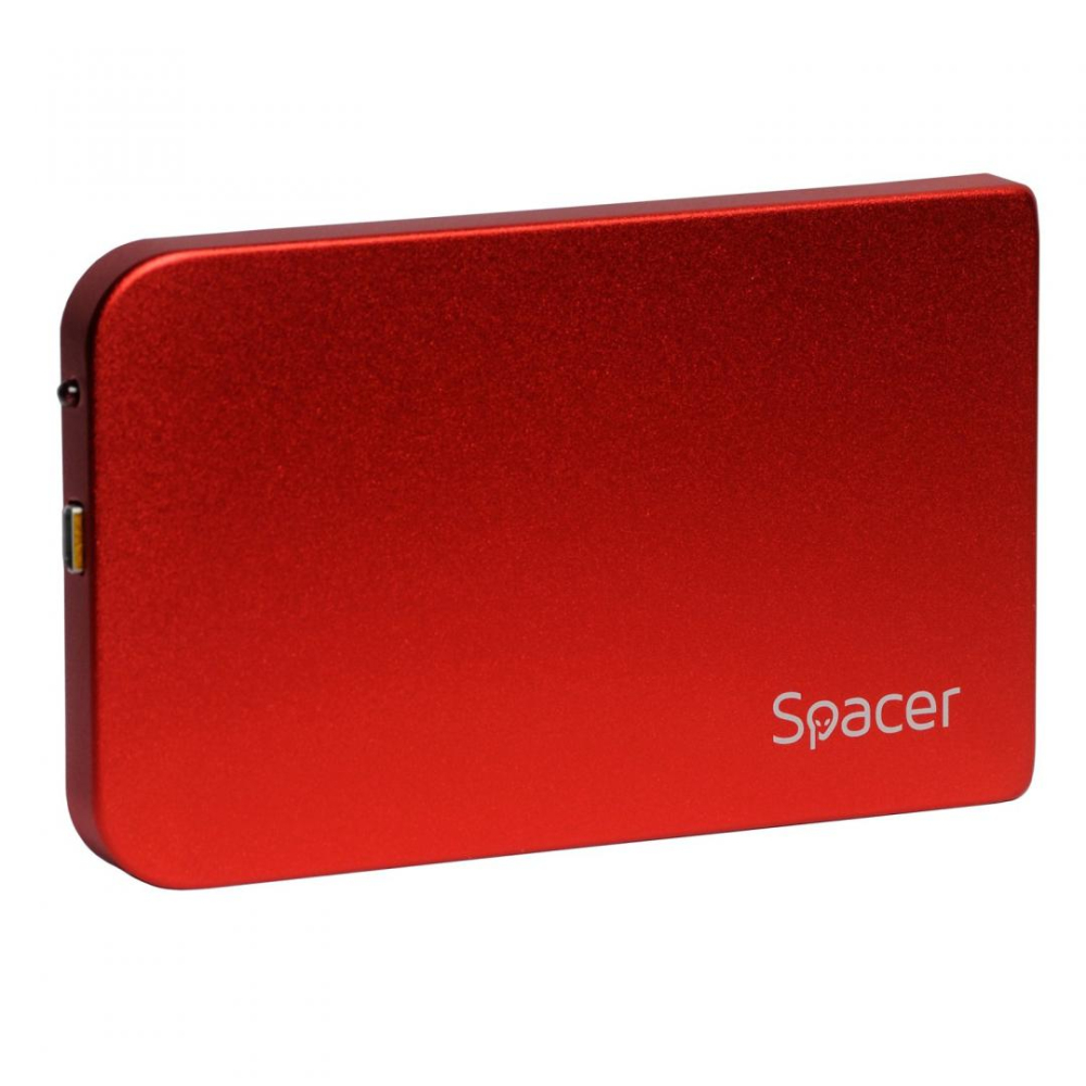 Rack extern HDD/SSD 2.5" Spacer USB 3.0 rosu [2]