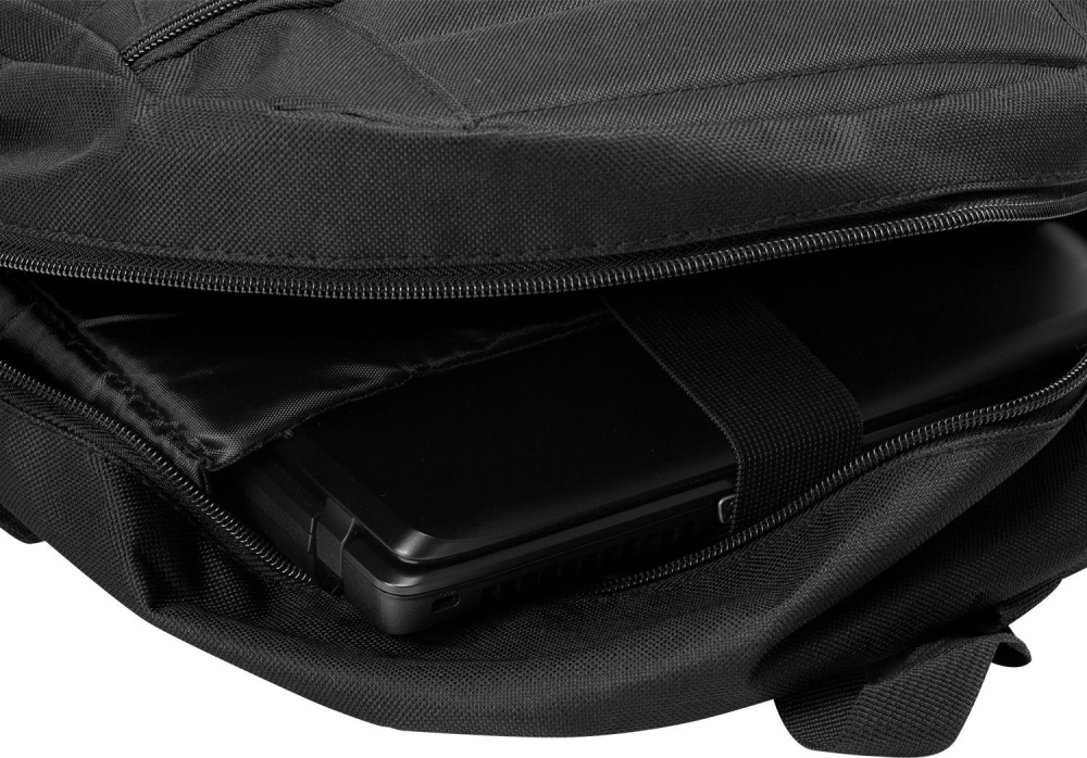 RUCSAC LAPTOP SPACER SPB18906 15.6", 1x compartiment, buzunar frontal, 2x buzunar lateral, waterproof, nylon, negru [4]