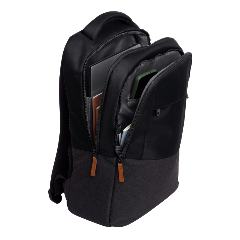 Rucsac laptop Trust Lisboa pentru laptop-uri cu diagonala de 16", material POM, RPET Polyester, RPET twill polyester, volum 23 L, negru [4]