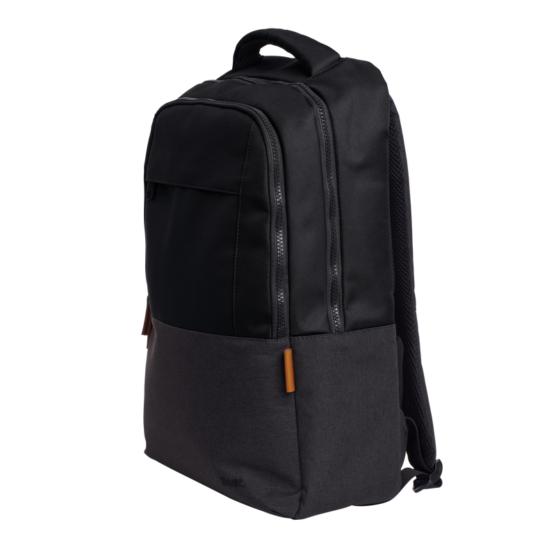 Rucsac laptop Trust Lisboa pentru laptop-uri cu diagonala de 16", material POM, RPET Polyester, RPET twill polyester, volum 23 L, negru [2]