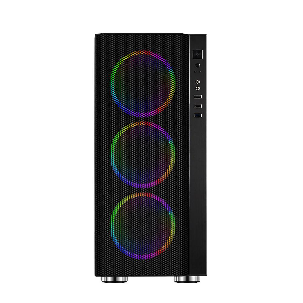 SPACER SPCS-GC-RAINBOW computer case Midi Tower Black [2]