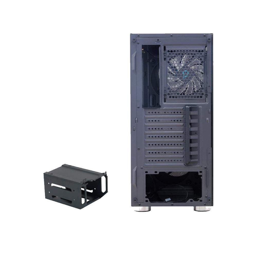 SPACER SPCS-GC-RAINBOW computer case Midi Tower Black [4]