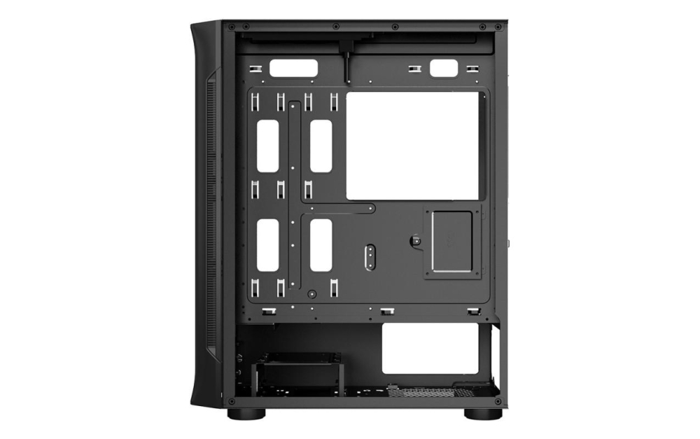 SPACER SPCS-GC-SHIELD computer case Midi Tower Black [4]