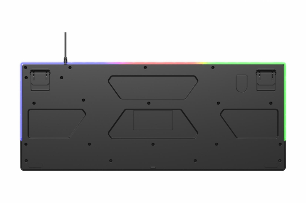 Tastatura gaming cu fir iluminata Serioux Nexor, interfata USB, numar de taste: 104, material ABS, anti-ghosting: 19 taste, lungime cablu 1.5m PVC, dimensiuni (LxAxH): 435.74 × 178.54 × 33.62 mm, negru [5]