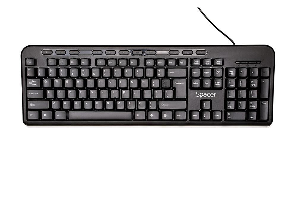Tastatura SPACER SPKB-169, RGB, USB, Negru [2]