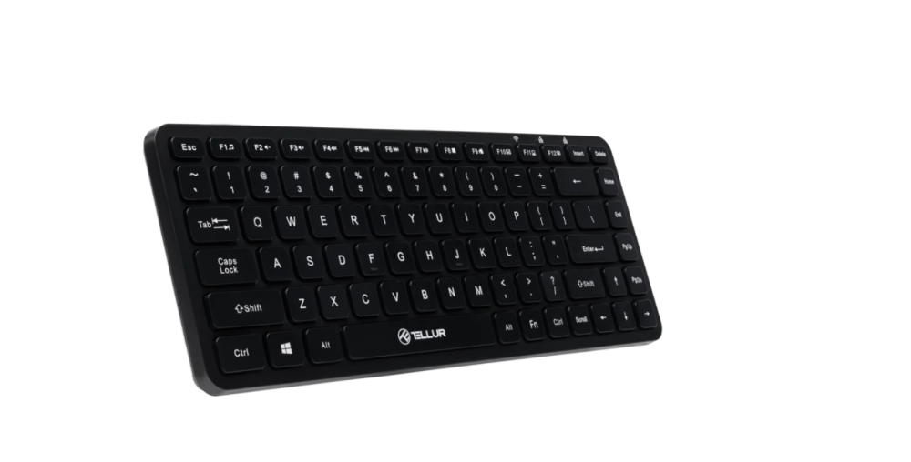 Tastatura Tellur Mini, Wireless, Negru [2]