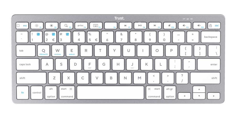 Tastatura Trust 24651, Wireless, Alb [3]