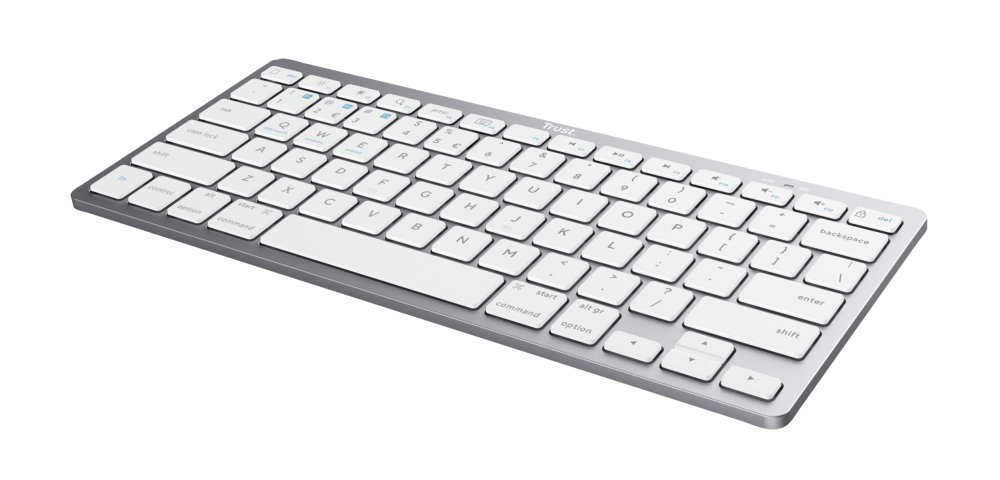 Trust 24651 keyboard Universal Bluetooth QWERTY US English Silver [3]