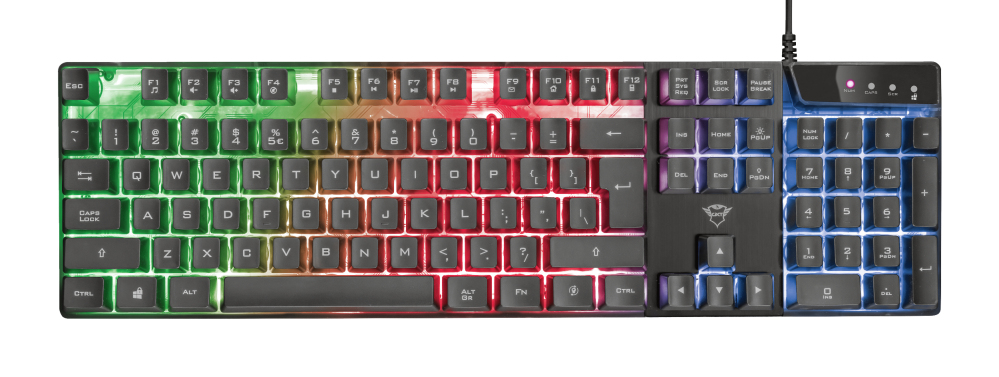 Trust GXT 835 Azor keyboard Gaming USB QWERTY English Black [4]