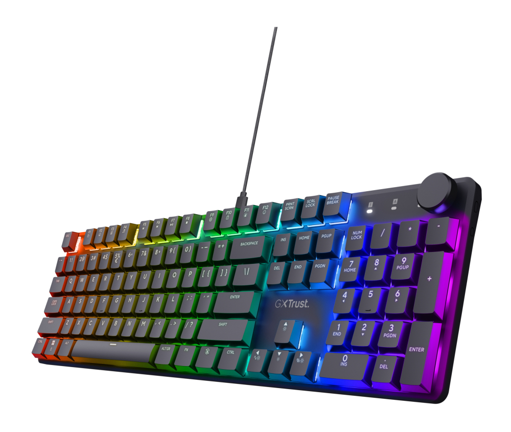 Trust GXT 866 TORIX keyboard Gaming USB QWERTY US International Black [5]