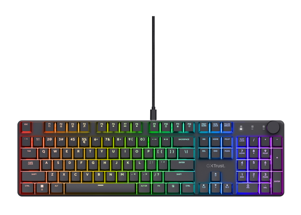 Trust GXT 866 TORIX keyboard Gaming USB QWERTY US International Black [2]