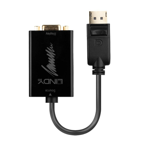 Adaptor Activ Lindy LY-41006, DisplayPort to VGA, negru [2]