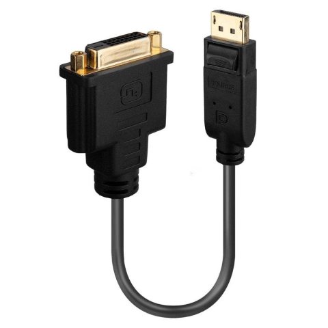 Adaptor Lindy LY-41004, DisplayPort 1.2 to DVI, negru [1]