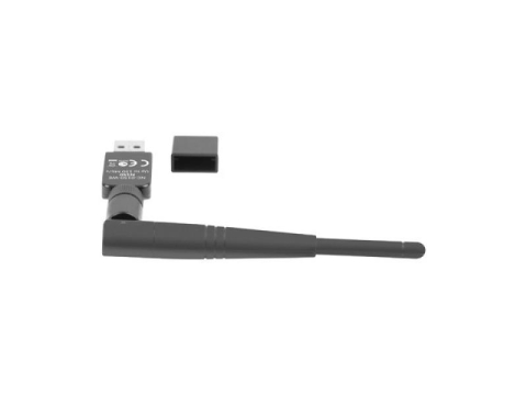 Cabluri periferice - Adaptor USB placă rețea wireless  NC-0150-WE N150, 1x antenă externă