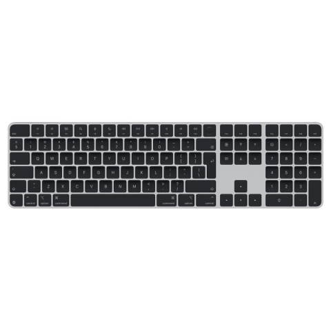 Tastaturi - Apple Magic Keyboard (2024) w Touch ID and Numeric Keypad - International English - Black Keys