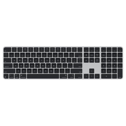 Tastaturi - Apple Magic Keyboard (2024) w Touch ID and Numeric Keypad - US English - Black Keys